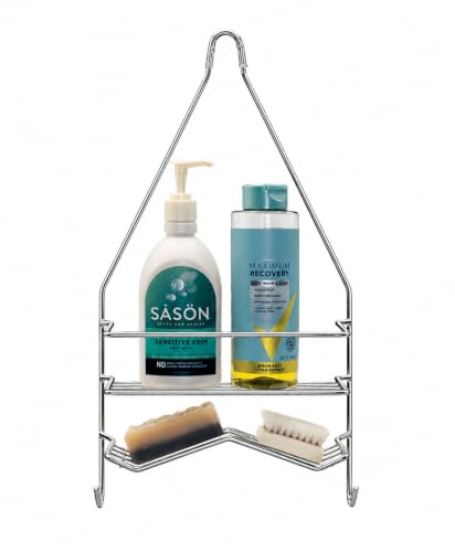 Oggi 2 Shelf Metal Hanging Shower Caddy