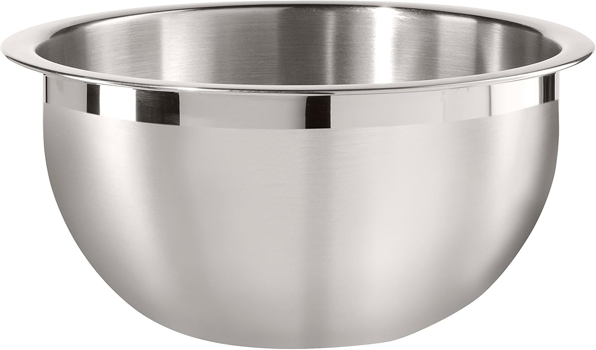 Oggi 5-Quart Two-Tone Stainless Steel Mixing Bowl, Great for Mixing, Making Dough, Dressing Salads, Mixing Eggs, Washing Vegetables