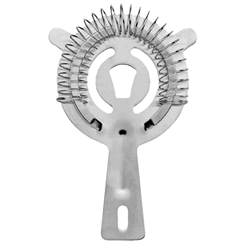 OGGI Hawthorne Strainer, Stainless Steel for Cocktails, Drink Strainer, Bar Strainer Professional 2 Prong with Wire Spring